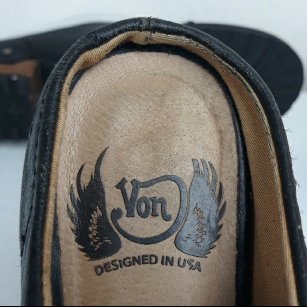 Von Dutch Dalia Black Slide On Mules Size 6 - Picture 6 of 6
